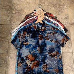 LIMITED 🔥 BUNDLE! 9 Floral/Graphic Button Ups